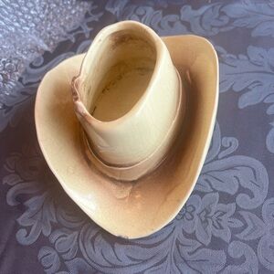 Vintage McCoy Cowboy Hat Ceramic Planter